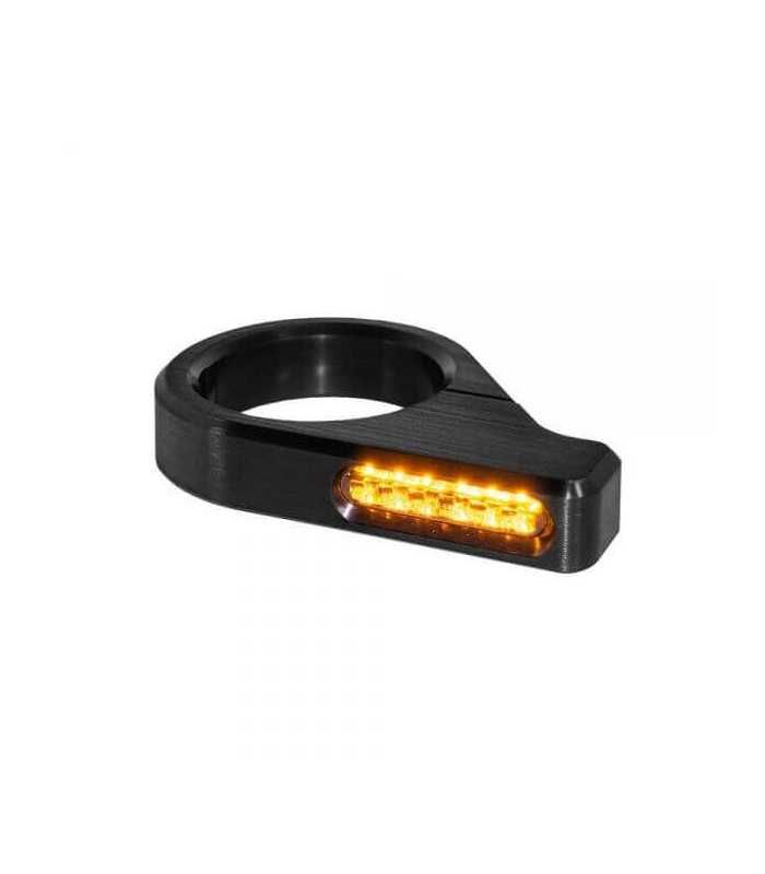 HEINZ BIKES LED TURN SIGNAL ZC-LINE CLASSIC / ALUMINUM / BLACK ECE