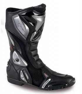 STIVALI MOTO RACING PREXPORT SONIC TRAFORATI NERO
