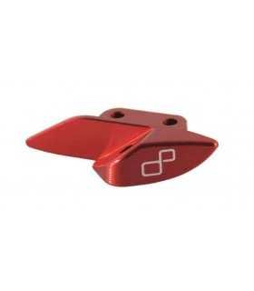 LIGHTECH ADATTATORI PER SPECCHIETTI IN ALLUMINIO CON ATTACCO A CARENA PER YAMAHA T-MAX 530 2012/2016 ROSSO