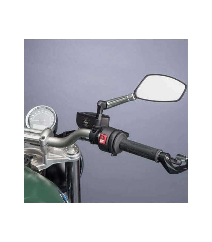 Lightech SPEAL027 Pair Alluminium Mirrors Black