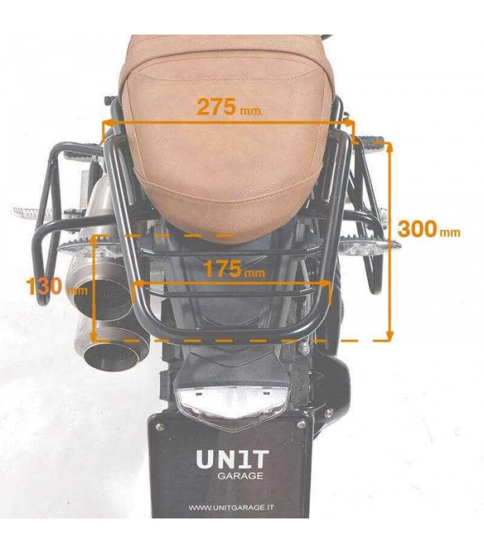 UNIT GARAGE BMW R-NINE-T REAR LUGGAGE RACK WITH PASSENGER GRIP
