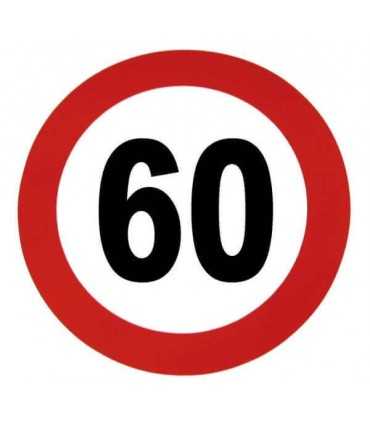 MAXIMUM SPEED ADHESIVE 60 KM/H