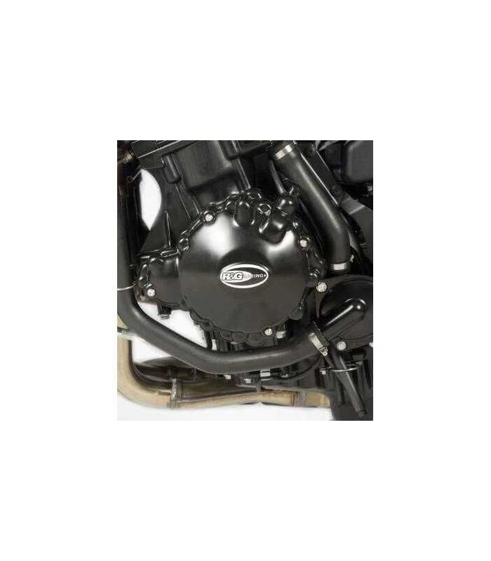 R&G RACING Left Crankcase Cover Black Triumph Speed Triple 1050 (2008-13)
