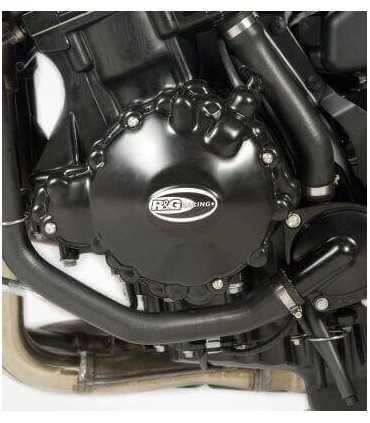 R&G RACING Left Crankcase Cover Black Triumph Speed Triple 1050 (2008-13)