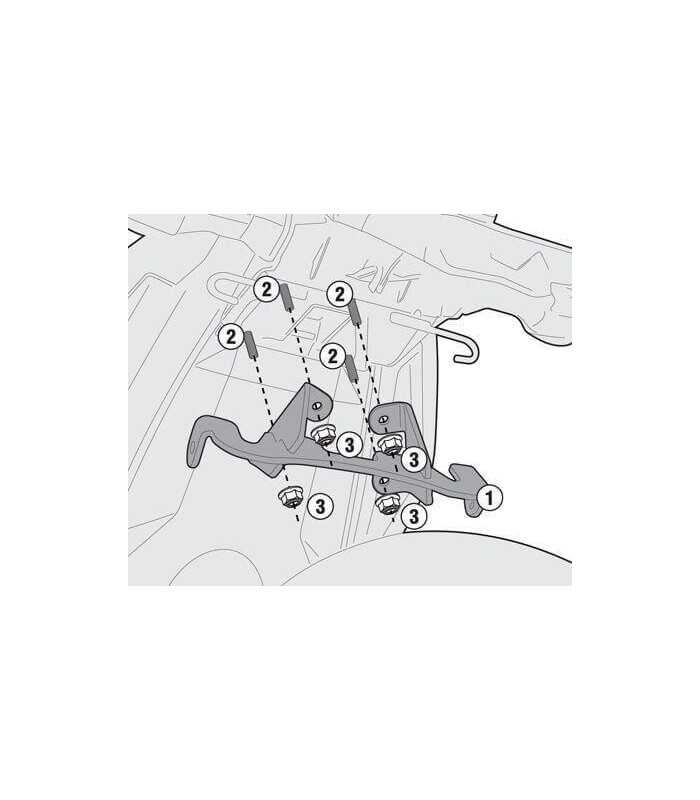 Givi 4108kit  Kawasaki Ninja 300 (2013-18)