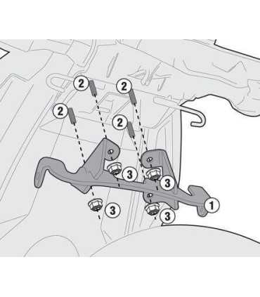 Givi 4108kit Kawasaki Ninja 300 (2013-18)