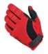 Biltwell moto gloves red