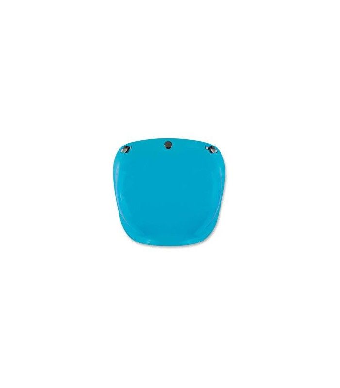 BILTWELL VISIERE BUBBLE 3 BOTTONS ANTIFOG BLUE