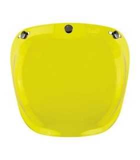 BILTWELL VISIERE BUBBLE 3 BOTTONS ANTIFOG JAUNE