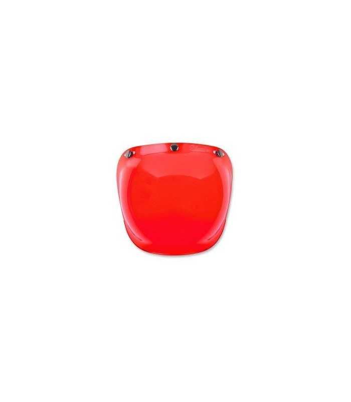 BILTWELL VISIERA TRE BOTTONI A BOLLA ANTIFOG ROSSO