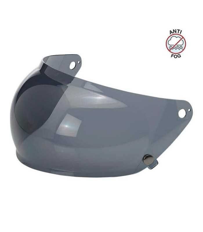 BILTWELL GRINGO S VISOR ANTI-FOG BUBBLE SMOKE