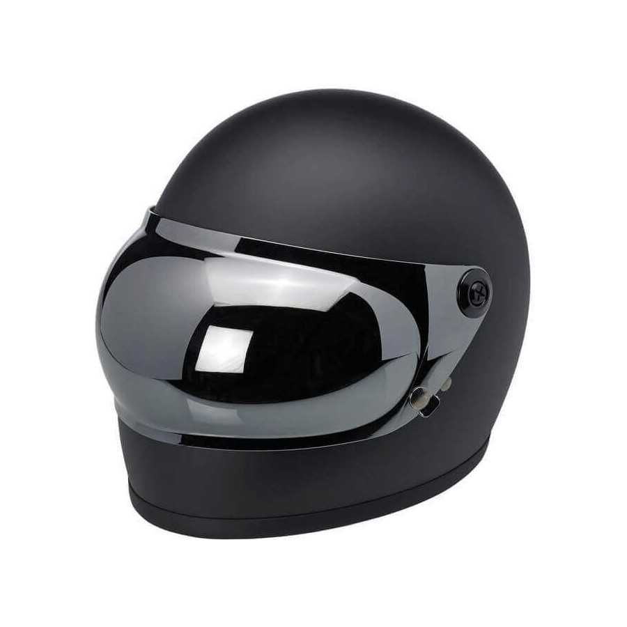 BILTWELL GRINGO S VISIERA ANTI-FOG BUBBLE SPECCHIO ARGENTO