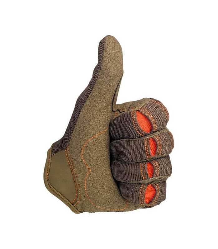 Biltwell moto gloves brown/orange