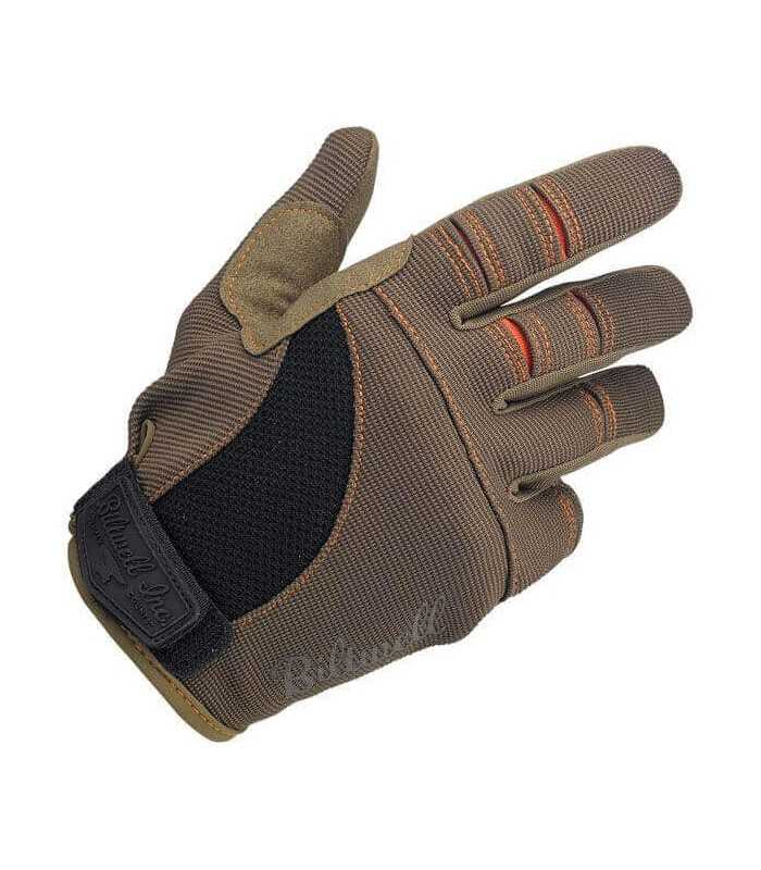 Biltwell moto gants brown/orange