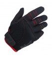 Biltwell Motorrad Sommerhandschuhe schwarz rot