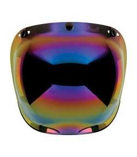 BILTWELL VISIERA TRE BOTTONI A BOLLA ANTIFOG RAINBOW