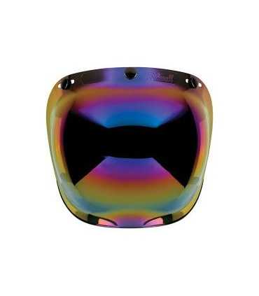 BILTWELL VISIERA TRE BOTTONI A BOLLA ANTIFOG RAINBOW