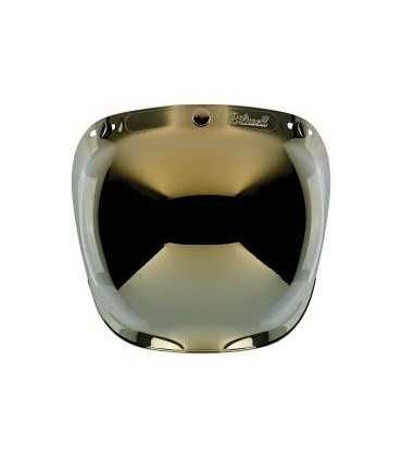 BILTWELL VISIERE BUBBLE 3 BOTTONS ANTIFOG GOLD MIRROR