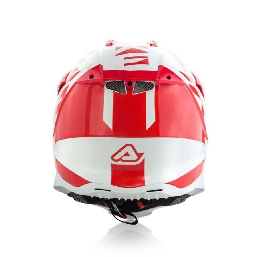 Casco Cross Acerbis Impact X Racer Vtr rosso
