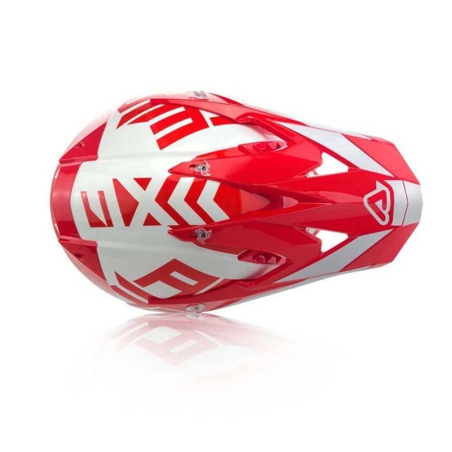 Casco Cross Acerbis Impact X Racer Vtr rosso