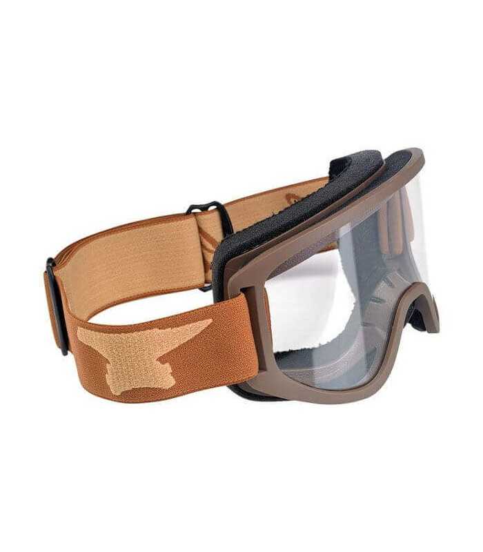 BILTWELL MOTO 2.0 GOGGLES SCRIPT BROWN