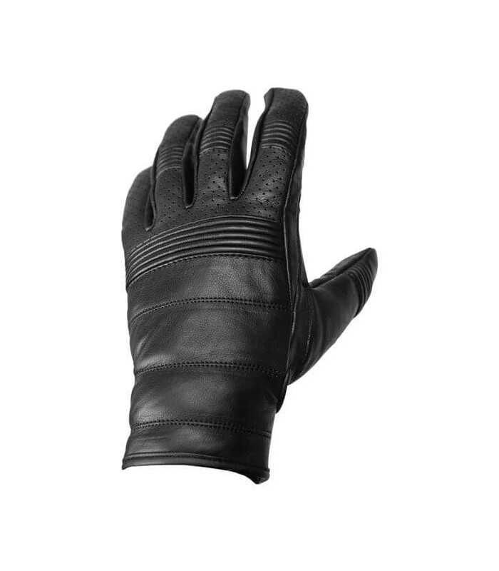 ROEG HANK LEATHER GLOVES BLACK