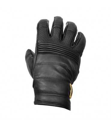 ROEG HANK LEATHER GLOVES BLACK