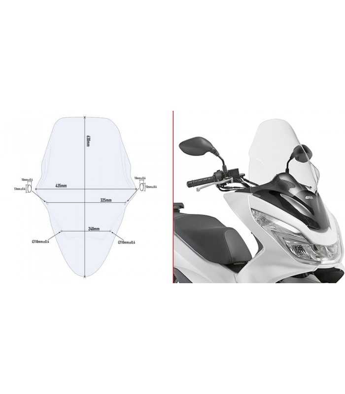 Givi D1136st HONDA PCX 125-150 (14-17) / PCX 150 (18)