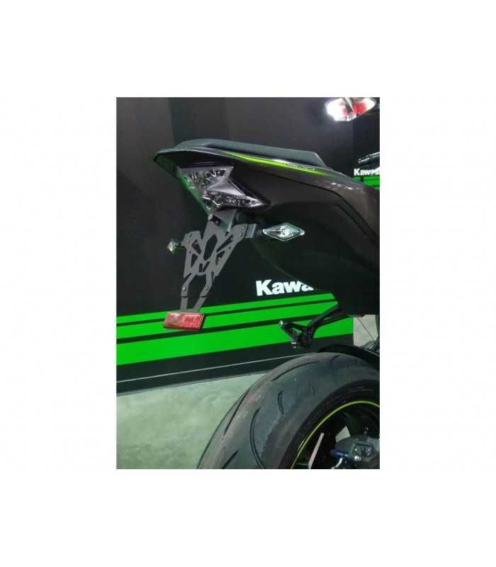 V PARTS License Plate Holder Black Kawasaki Z900 (2017-23)
