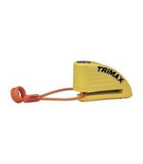 TRIMAX LOCK DISC YELLOW ALARM 10MM