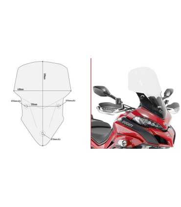 Givi D7406st Windscreen Ducati MULTISTRADA 1260 (2018-20)