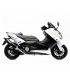 LEOVINCE Yamaha T-Max 530 (2012-16) Inox black CH+KAT - Full System - Endcap Carbon
