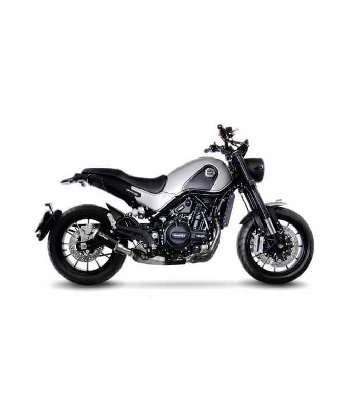 Leovince Benelli Leoncino / Trail (2017-23) LV-10 Inox Black CH - Slip-On