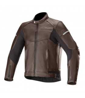 Alpinestars Sp-55 giacca in pelle Marrone