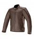 Leather jacket Alpinestars Hoxton V2 brown