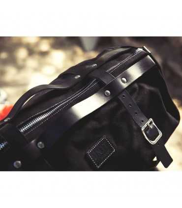 Unit Garage Satteltasche Duffle Kalahari 43l Canvas schwarz