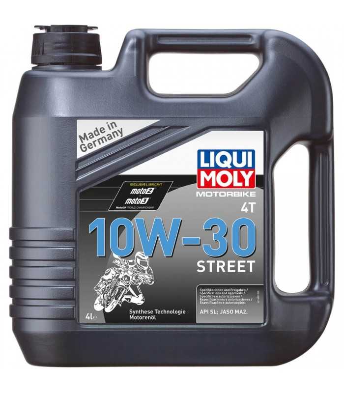 LIQUI MOLY ENGINE OIL MOTORBIKE 4T 10W30 SYNTHETIC TECHNOLOGY 4 LITRE