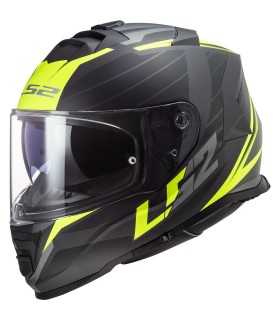LS2 FF800 STORM NERVE BLACK YELLOW MATT