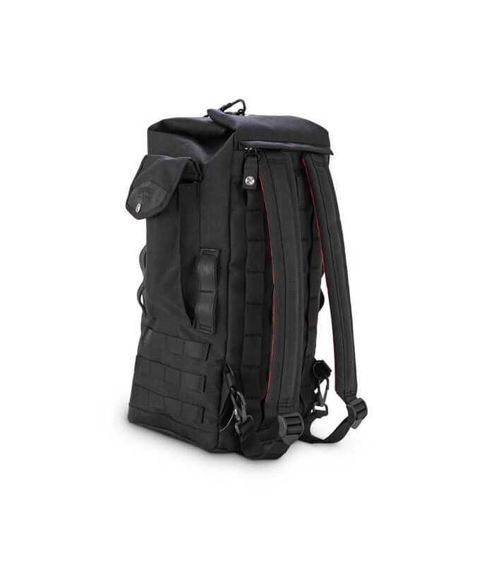 BURLY VOYAGER SISSY BAR BACKPACK NOIR