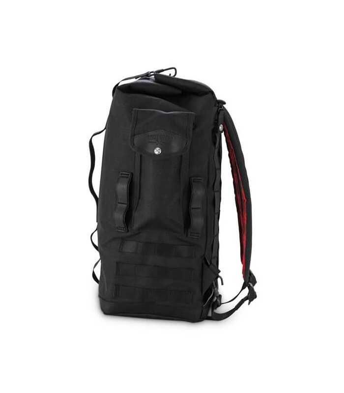 BURLY VOYAGER SISSY BAR BACKPACK NOIR
