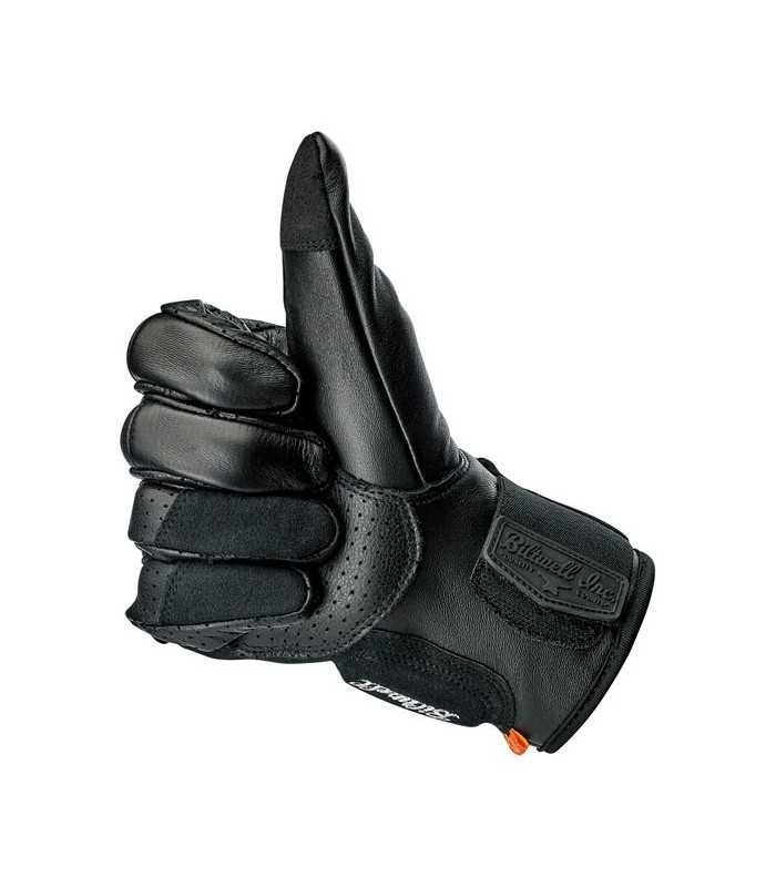 GUANTI MOTO PELLE BILTWELL BORREGO CE NERO
