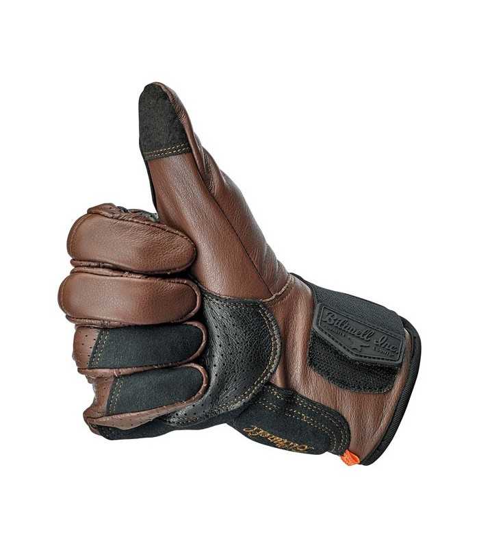GUANTI MOTO PELLE BILTWELL BORREGO CE MARRONE