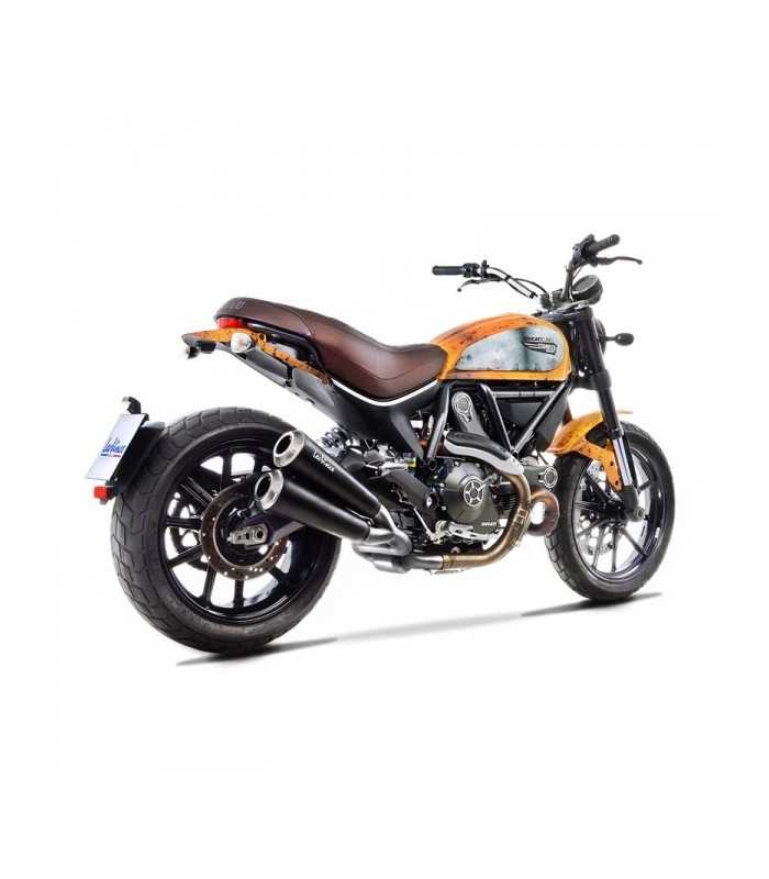 Leovince scarico Ducati Scrambler 800 (2015-16) GP DUALS Inox black