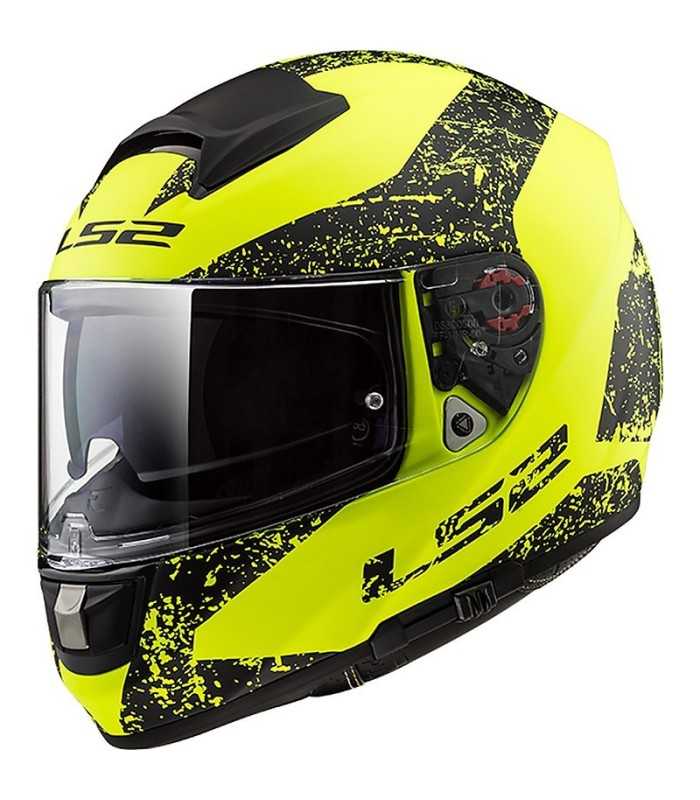 LS2 FF397 VECTOR  SIGN JAUNE MATT
