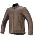 GIACCA MOTO IN PELLE ALPINESTARS TOPANGA MARRONE