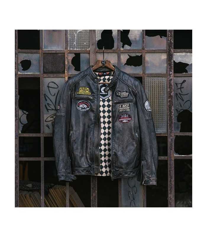 HOLY FREEDOM ZERO Evolution LEATHER JACKET BLACK