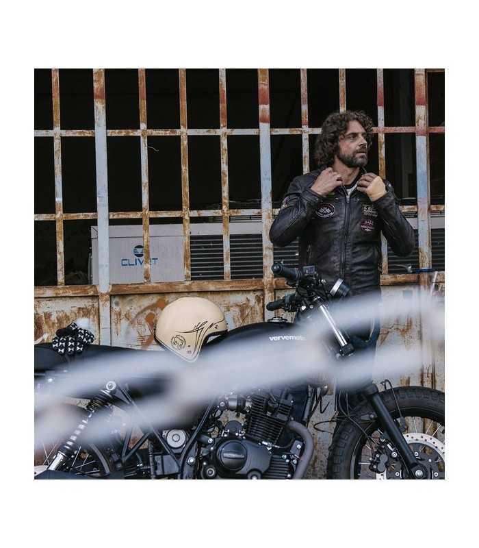 HOLY FREEDOM ZERO Evolution leder jacke schwarz