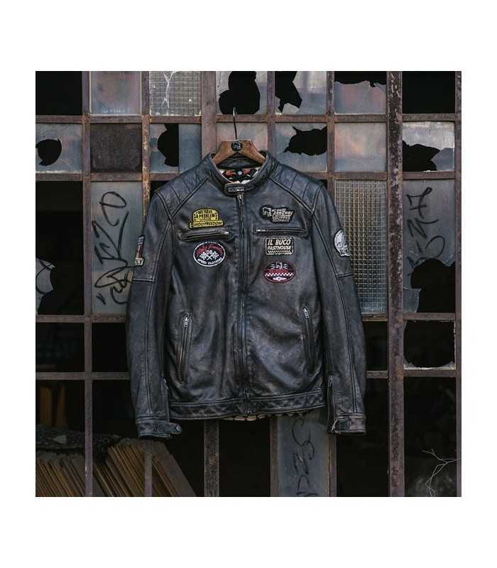 HOLY FREEDOM ZERO Evolution leder jacke schwarz